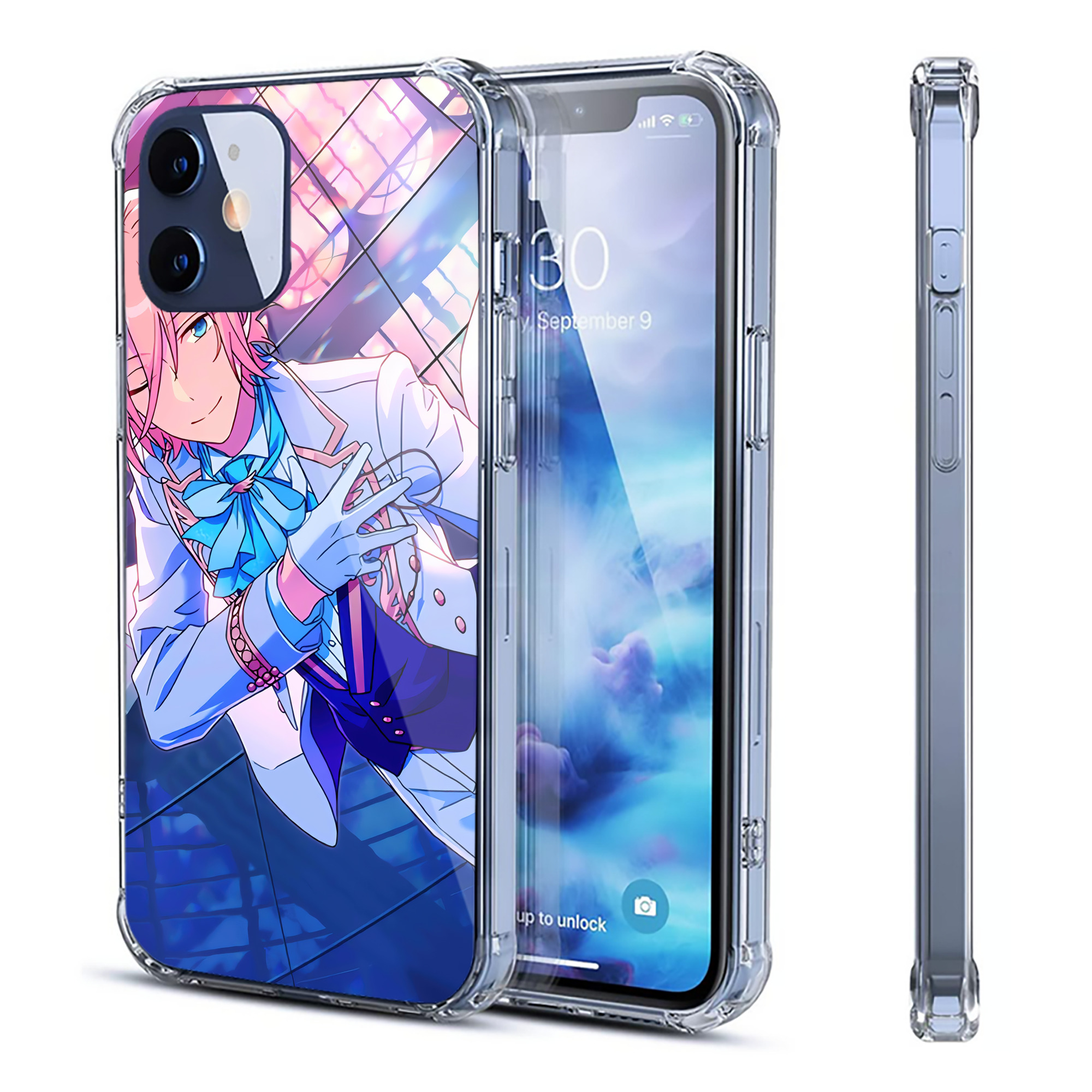 （画像用） あんさんぶるスターズ! Ensemble Stars 【iPhone 12シリーズ対応】透明スマホケース（クリアソフトケース）